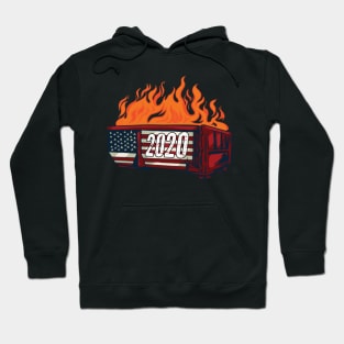 2020 Dumpster Fire Novelty 2020 Bad Year Hoodie